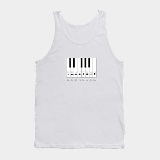 cute piano notes Tank Top